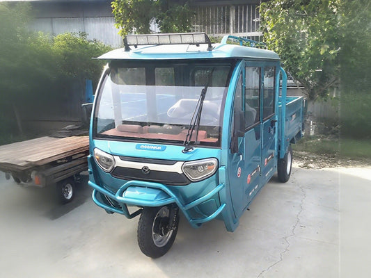 1200W Ultra-Silent Cargo Trike | 1.4×1.3m Steel Bed | 24-Tube Controller